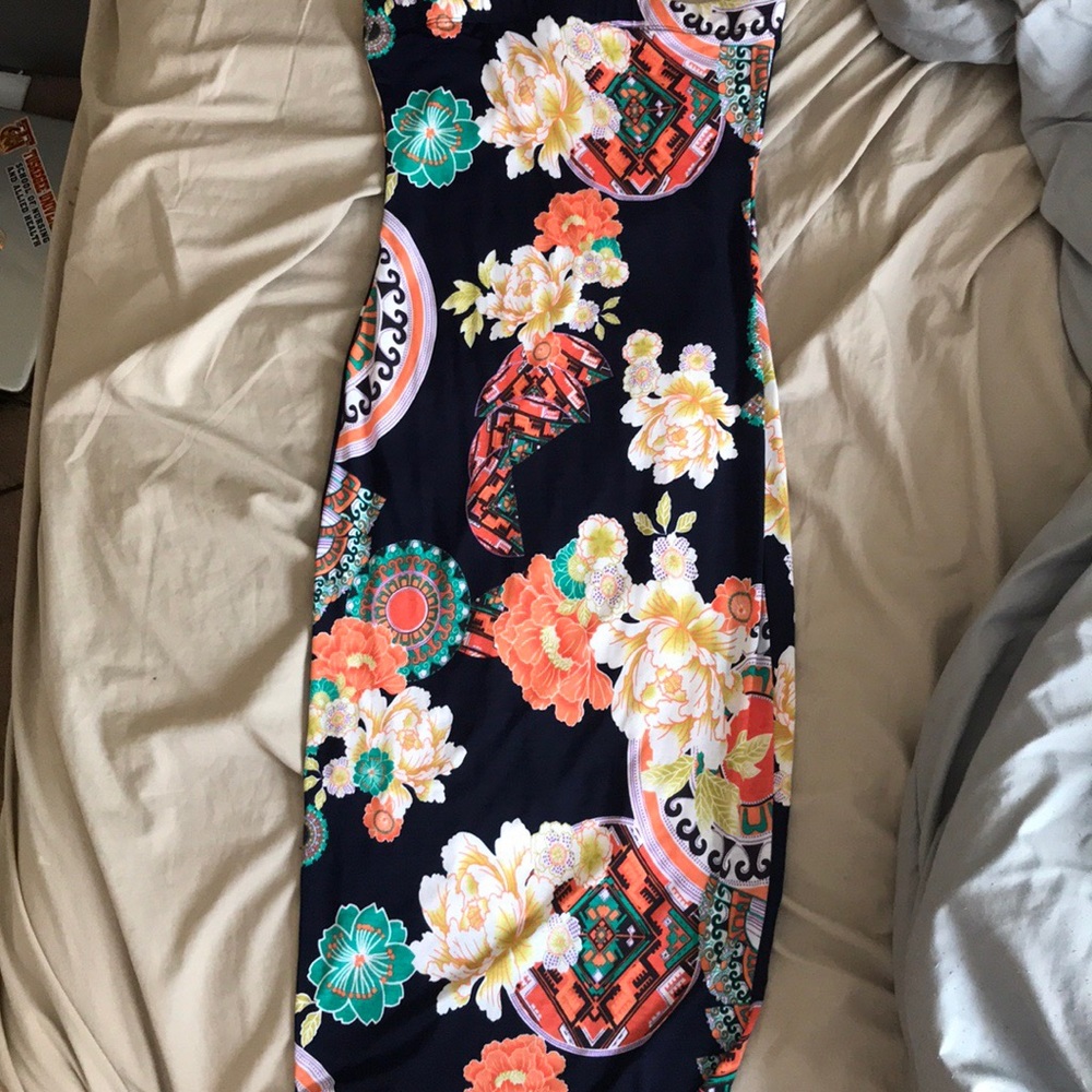 Bandeau patterned midi - Picture 2 of 2